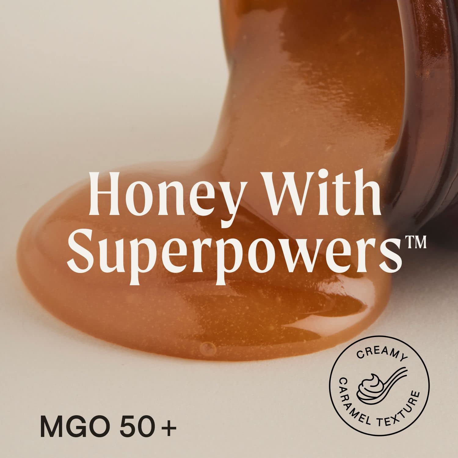 Manukora Raw Manuka Honey, MGO 50+, New Zealand Honey, Non-Gmo, Traceable from Hive to Hand, Daily Wellness Support - 250G (8.82 Oz)