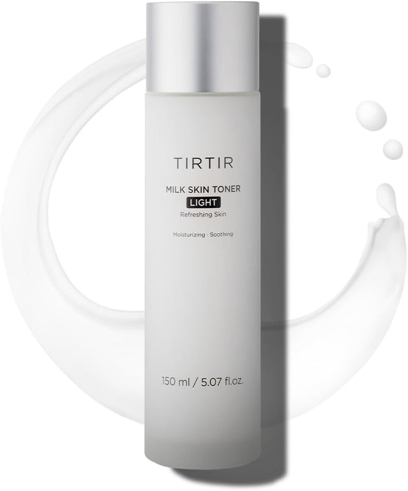 TIRTIR Milk Skin Toner | Deep Moisturizing, Instant Glow, 2% Niacinamide, Rice Bran Extract, Ceramide, Panthenol, Cruelty-Free, Fungal Acne Friendly, Vegan, 5.07 Fl.Oz.