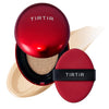 TIRITR Mask Fit Red Cushion Foundation | Japan'S No.1 Choice for Glass Skin, Long-Lasting, Lightweight, Buildable Coverage, Semi-Matte, All Skin Types, Korean Cushion Foundation, (0.63 Oz.), 21N Ivory
