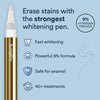"Get a Dazzling Smile with Auraglow Extra Strength Teeth Whitening Pen - 40+ Fast Whitening Treatments, No Sensitivity Guaranteed! 4ML Pen with 9% Hydrogen Peroxide."