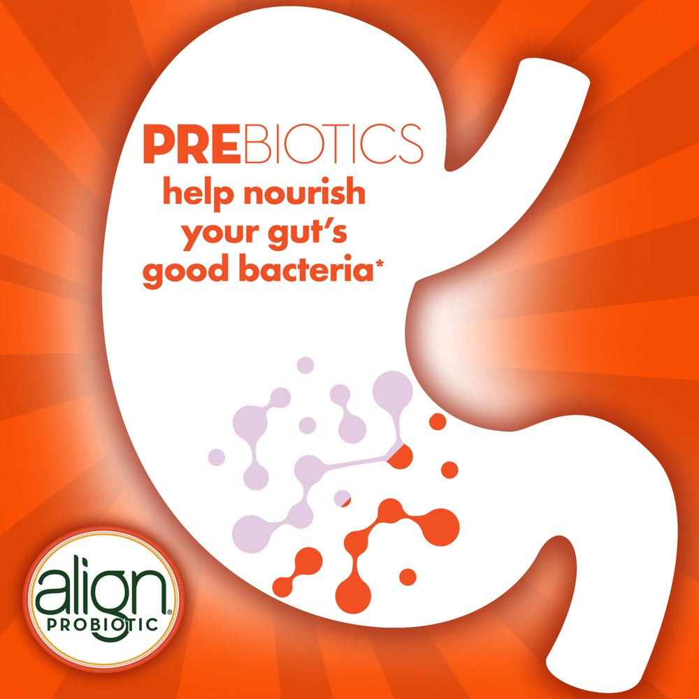 Align Probiotic Dualbiotic Gummies, Men and Women'S Prebiotic & Probiotic Dietary Supplement, 54 Ct