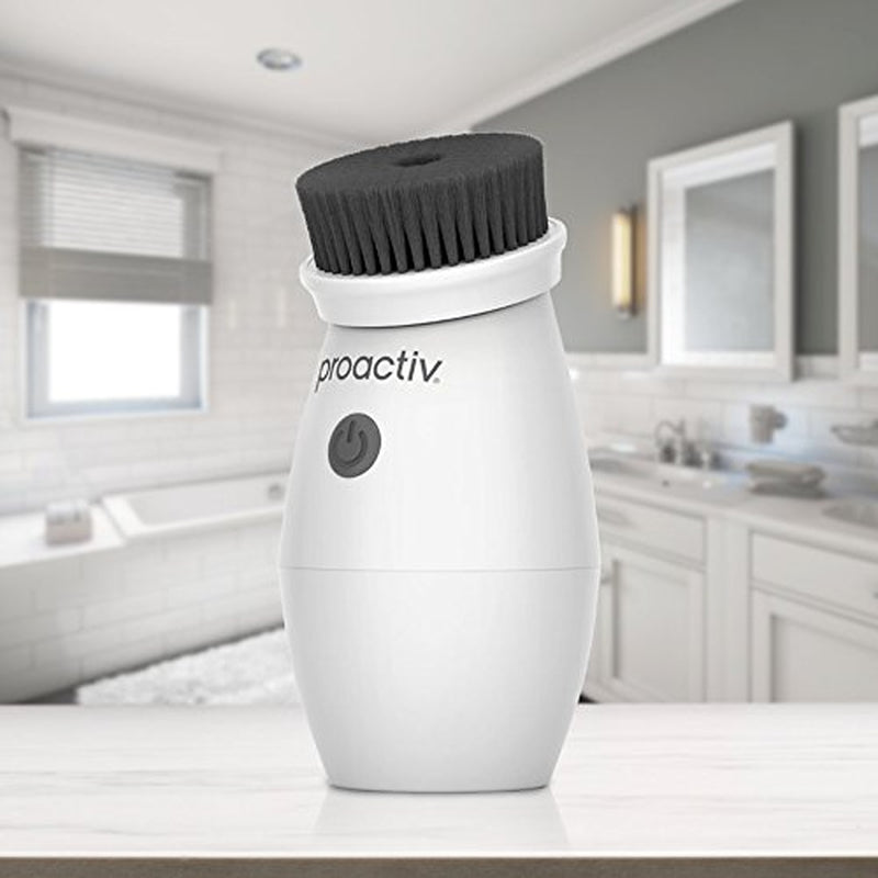 Proactiv Charcoal Facial Cleansing Brush - Spin Brush Exfoliator and Facial Scrubber with Charcoal-Infused Bristles for Deep Skin Cleansing - Water Resistant - Free & Fast Delivery