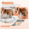 Afloia Dog Brush Vacuum Attachment, Cat Brush, Pet Brush 2 in 1 Innovative Pet Grooming Kit, 1-1.5'' Hoses Diameter Universal Adapter Compatible with Most round Vacuum Cleaners for Bissell, Eureka,Etc