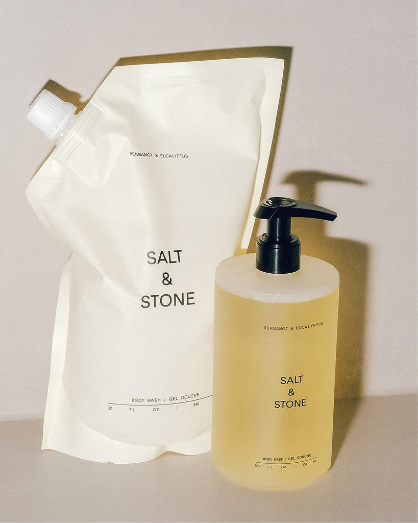 SALT & STONE Antioxidant-Rich Body Wash | Cleanse, Nourish & Soften Skin with Niacinamide & Hyaluronic Acid | Free from Parabens, Sulfates & Phthalates
