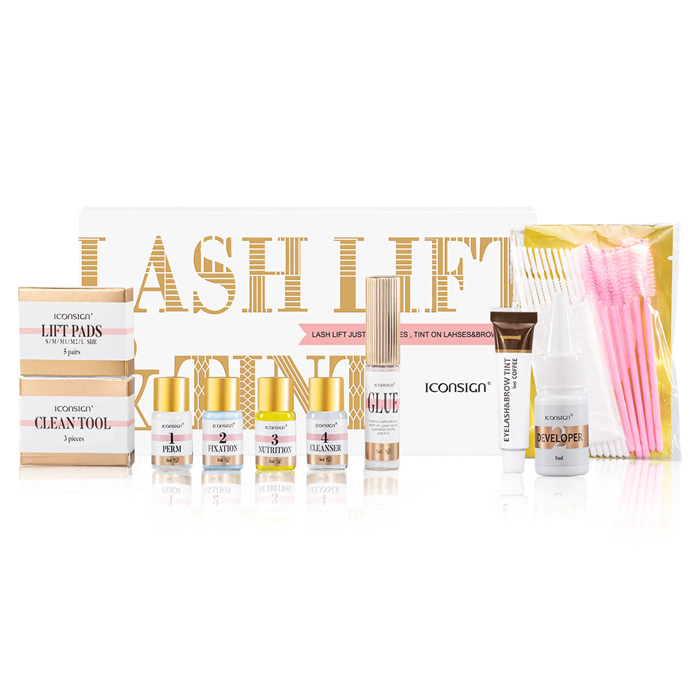 ICONSIGN Lash Lift EyeLash Eyebrow Dye Tint Kit Lashes Perm Set Brow Lamination Makeup Tools-International Shipping