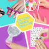 "Sparkle and Shine: Complete Nail Art Salon Set for Girls 6-12 - Includes Nail Dryer, Glitter Polish, Storage Desk, and More! Perfect Birthday Spa Party Gift"