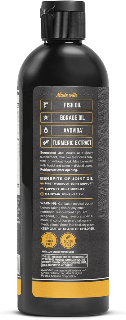 ONNIT Joint Oil - Emulsified Liquid Fish Oil to Support Joint Health and Mobility - Tangerine Flavor (12Oz)