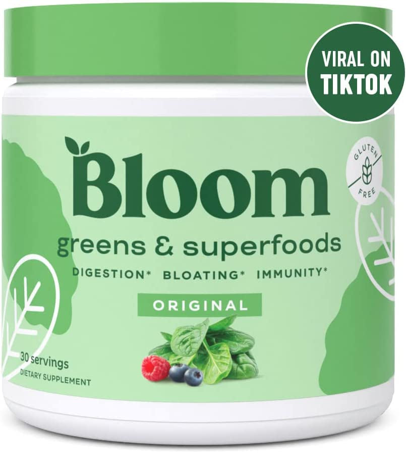 Bloom Nutrition Super Greens Powder Smoothie & Juice Mix - Probiotics for  Digestive Health & Bloating Relief for Women, Digestive Enzymes with  Superfoods Spirulina & Chlorella for Gut Health (Mango)