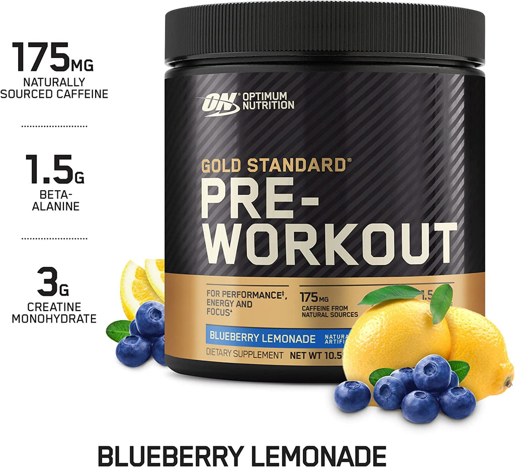 Optimum Nutrition Gold Standard Pre-Workout, Vitamin D for Immune Support, with Creatine, Beta-Alanine, and Caffeine for Energy, Keto Friendly, Fruit Punch 30 Servings (Packaging May Vary)