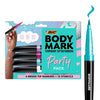 "Express Yourself with BIC Bodymark Temporary Tattoo Markers - Vibrant Colors, Flexible Brush Tip, Skin-Safe Formula - 8-Pack"