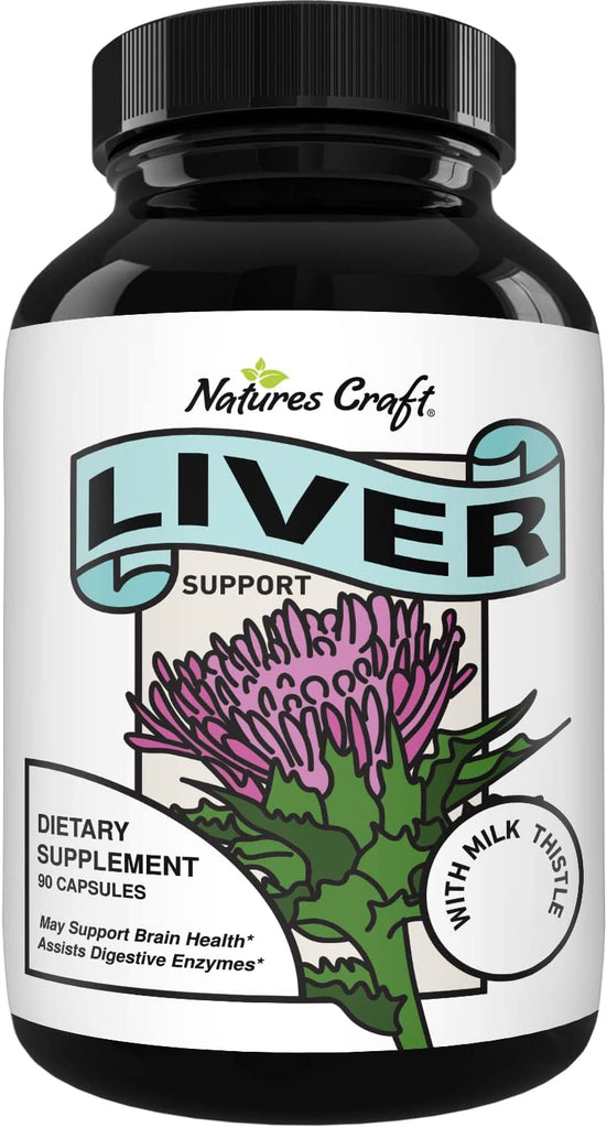 Liver Cleanse Detox & Repair Formula - Herbal Liver Support Supplement with Milk Thistle Dandelion Root Turmeric and Artichoke Extract for Liver Health - Silymarin Milk Thistle Liver Detox 60 Capsules