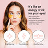 Under Eye Mask (Gold, 24 Pairs) Reduce Dark Circles, Puffy Eyes, Undereye Bags, Wrinkles - Gel under Eye Patches, Vegan Cruelty-Free Self Care by Grace and Stella