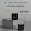 Lumin - Fundamental Duo Set - Skin Care Kit for Men - Charcoal Face Wash and Moisturizer - Cleanse, Protect and Fight Signs of Aging
