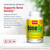 Jarrow Formulas Boneup Vegetarian - 120 Tablets - Vegetarian/Vegan Supplement for Bone Health - Vegan-Friendly Sources of Vitamin D3, Vitamin K2 (As MK-7) & Calcium - 60 Servings