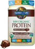 Garden of Life Raw Organic Protein Chocolate Powder Packets, 10Ct Tray - Certified Vegan, Gluten Free, Organic, Non-Gmo, Plant Based Sugar Free Shake with Probiotics & Enzymes, 4G Bcaas, 22G Protein