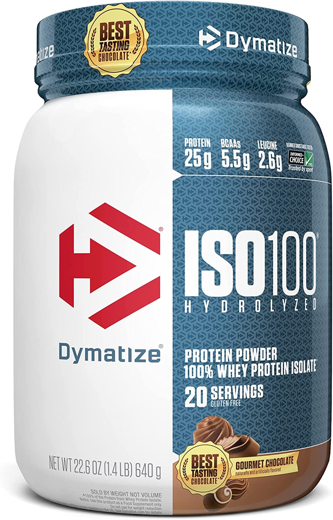 ISO100 Hydrolyzed Protein Powder, 100% Whey Isolate Protein, 25G of Protein, 5.5G Bcaas, Gluten Free, Fast Absorbing, Easy Digesting, Birthday Cake, 1.6 Pound (Packaging May Vary)