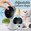 Wireless Baby Camera Monitor System - Long Range Two Way Audio Cam Baby Monitor W/ Smart Watch - Toddler/Infant/Child Cam Video Monitoring W/ Mic/Temperature Sensor/Night Vision - SLBCAM550