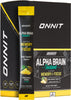 ONNIT Alpha Brain Instant - Pineapple Punch Flavor - Nootropic Brain Booster Memory Supplement - Brain Support for Focus, Energy & Clarity - Alpha GPC Choline, Cats Claw, L-Theanine, Bacopa - 30Ct