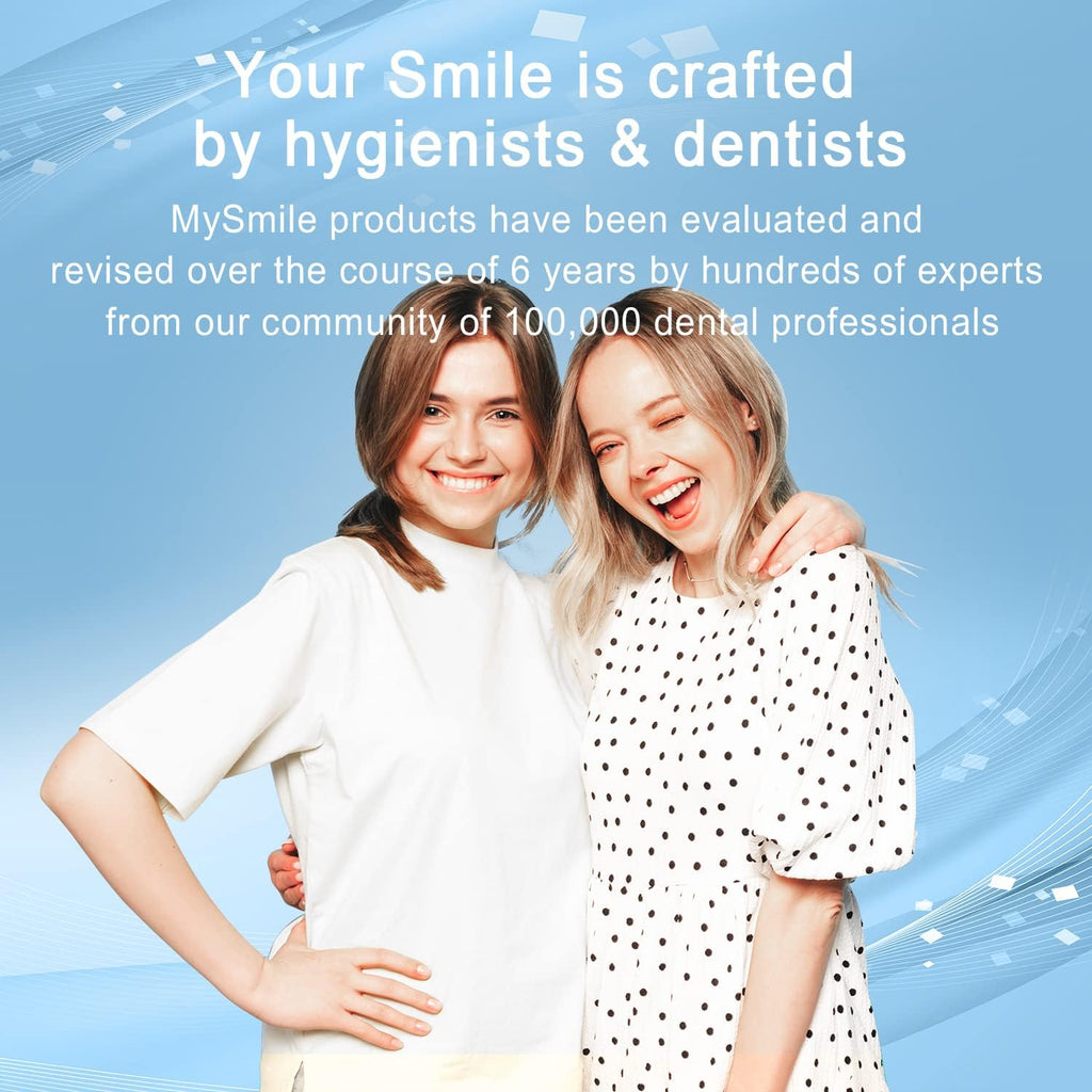 "Get a Brighter, Whiter Smile with Mysmile Teeth Whitening Kit - Gentle on Sensitive Teeth, Fast Results in Just 10 Minutes, Includes LED Light and Enamel-Safe Gel!"