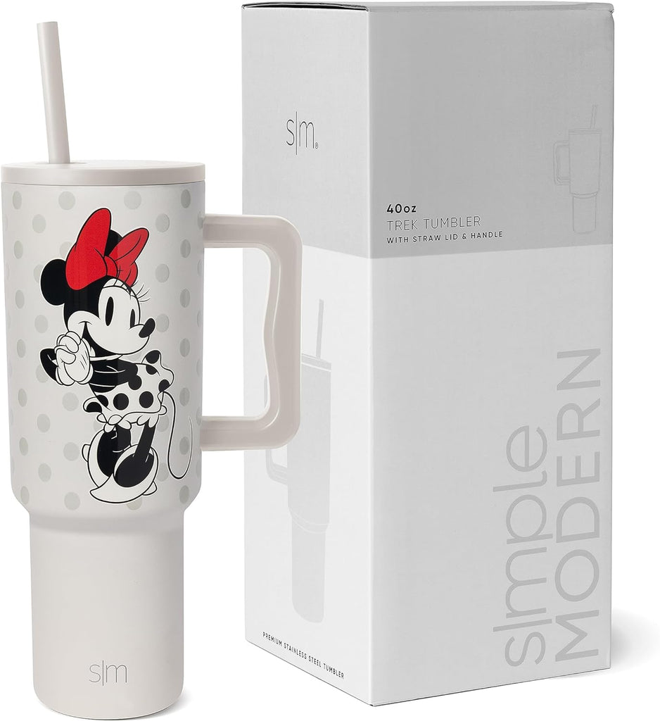 "Stay Hydrated in Style with the Simple Modern 40 Oz Tumbler - Insulated Stainless Steel Cup with Handle, Straw Lid, and Chic Cream Leopard Design - Perfect Gift for Women, Men, and Travel Enthusiasts - Fits in Cupholders!"