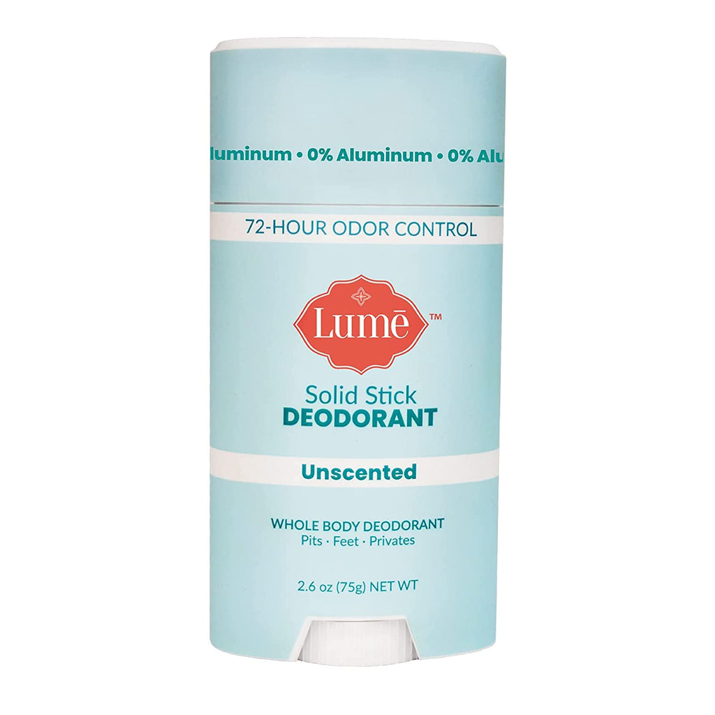 Lume Solid Deodorant Stick - Whole Body Deodorant - Aluminum-Free, Baking Soda-Free, Hypoallergenic, Safe for Sensitive Skin - 2.6 Ounce Solid Stick (Lavender Sage)