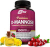 "Ultimate Urinary Tract Health Support: Nutriflair D-Mannose 1200mg Capsules with Cranberry and Dandelion Extract - Potent UTI Defense, Detoxify Your Body, and Boost Immunity - Ideal for Both Women and Men"