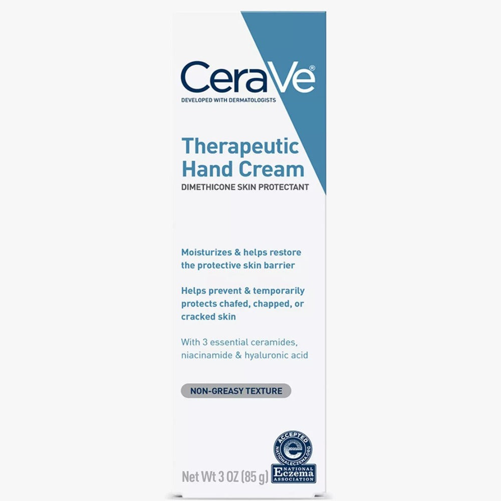 CeraVe Therapeutic Hand Cream - Moisturizes Dry Hands 3oz/120gm