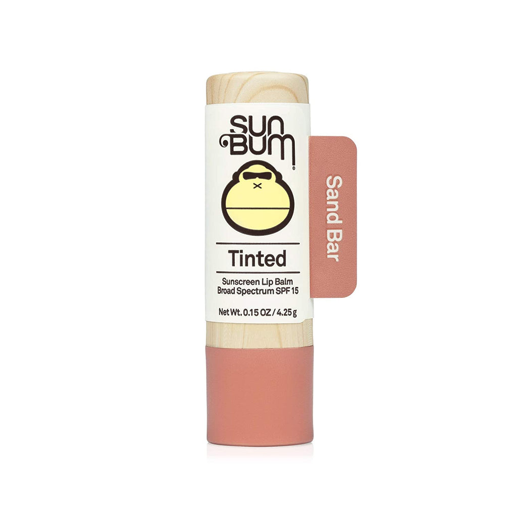 Sun Bum Tinted Lip Balm Nude Beach | SPF 15 | UVA / UVB Broad Spectrum Protection | Sensitive Skin Safe | Paraben Free | Ozybenzone Free | 0.15 Oz