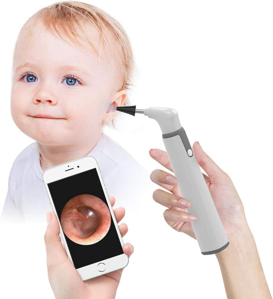 Wireless Otoscope, 3.9Mm Ultra-Thin Wifi Ear Scope Camera with Earwax Removal Tool and 6 LED Lights, Ear Cleaner with Gyroscope, Ear Endoscope Compatible with Android and Iphone