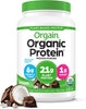 Orgain Organic Vegan Protein Powder, Chocolate Coconut - 21G Plant Based Protein, Gluten Free, Dairy Free, Lactose Free, Soy Free, No Sugar Added, Kosher, for Smoothies & Shakes - 2.03Lb