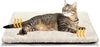 Self Warming Cat Bed Self Heating Cat Dog Mat 24 X 18 Inch Extra Warm Thermal Pet Pad for Indoor Outdoor Pets with Removable Cover Non-Slip Bottom Washable Light Grey