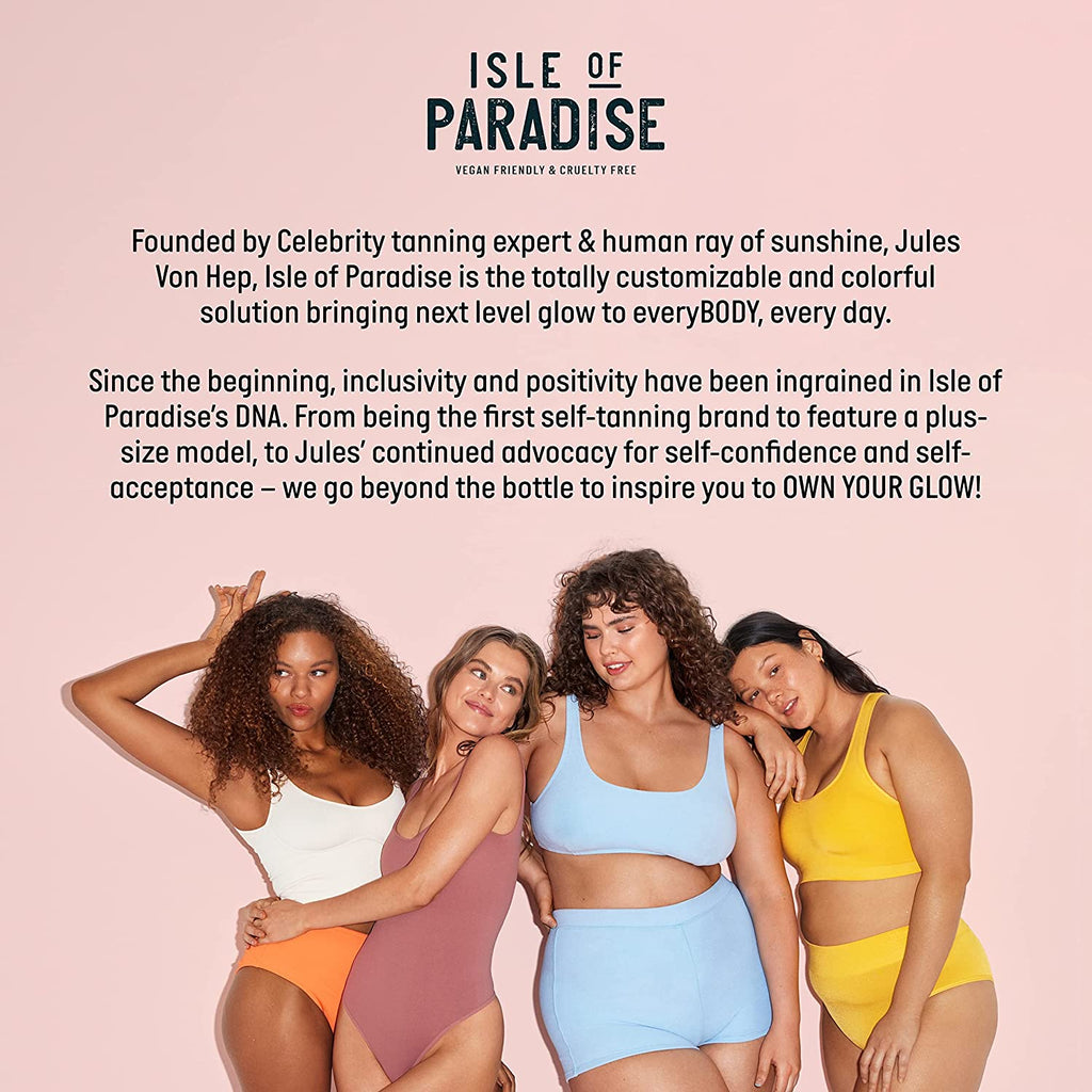 Isle of Paradise Self Tanning Water - Color Correcting Self Tan Spray, Vegan and Cruelty Free, 6.76 Fl Oz