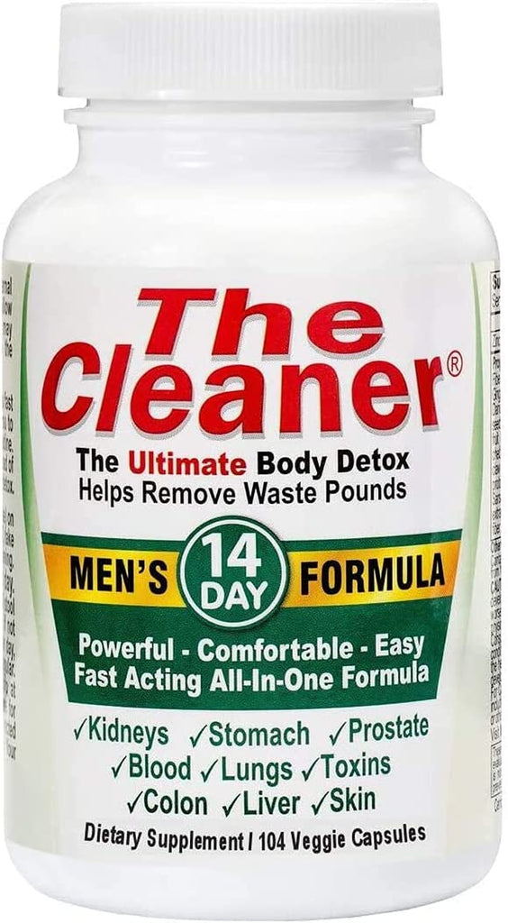 Century Systems the Cleaner Detox, Powerful 7-Day Complete Internal Cleansing Formula for Men, Support Digestive Health, 52 Vegetarian Capsules