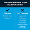 Cottonelle Freshfeel Flushable Wet Wipes, Adult Wet Wipes, 8 Flip-Top Packs, 42 Wipes per Pack (8 Packs of 42) (336 Total Flushable Wipes), Packaging May Vary