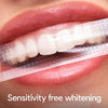 Hismile Teeth Whitening Strips, Whitening Strips Sensitive Teeth, Peroxide Free Whitening Strips, Sensitivity Whitestrips, Dental White Strips, Teeth Whitening Strips Kit, 28 Strips, 14 Treatments