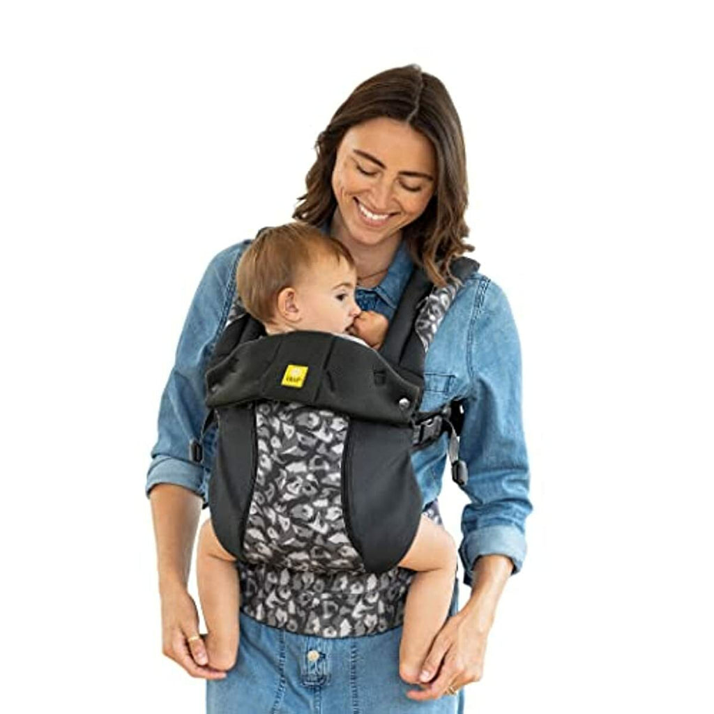 LÍLLÉbaby Complete All Seasons Ergonomic 6-in-1 Baby Carrier Newborn to Toddler - with Lumbar Support - for Children 7-45 Pounds - 360 Degree Baby Wearing - Inward & Outward Facing - Stone