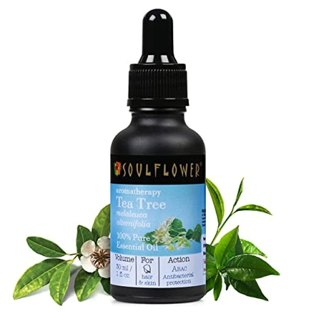Soulflower Organic Rosemary Essential Oil for Dry & Damaged Hair | Frizzy Hair | Skin | Diffusion - 100% Pure, Nature, Vegan, Cruelty Free, No Alcohol, Preservatives, ECOCERT Cosmos Certified