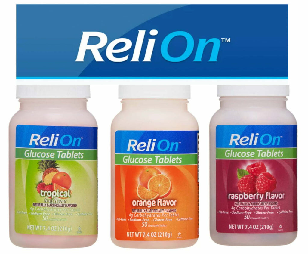 ReliOn Glucose Tablets, 50 Count